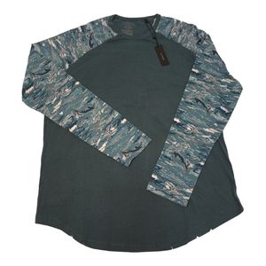 Natori Kaede Oceanic Crest Stargazer Crewneck Long Sleeve Mens T-Shirt Size XL